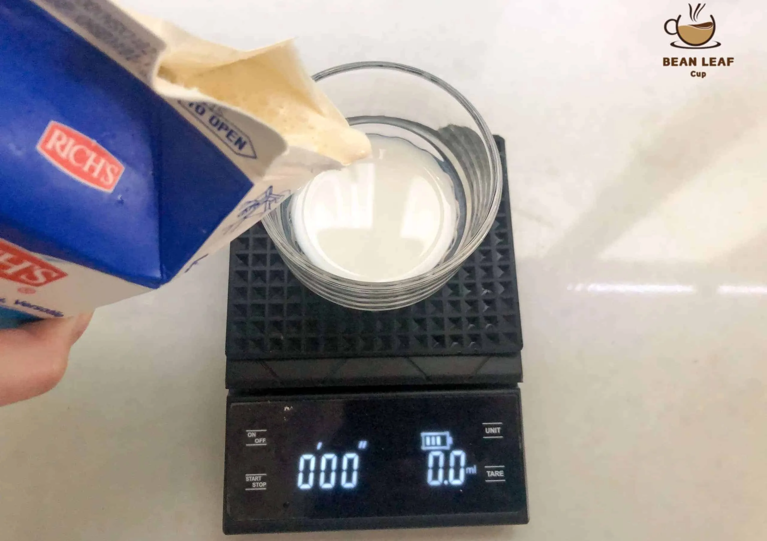 mix cream with milk