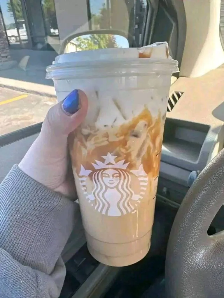 White Mocha Caramel Cold Foam