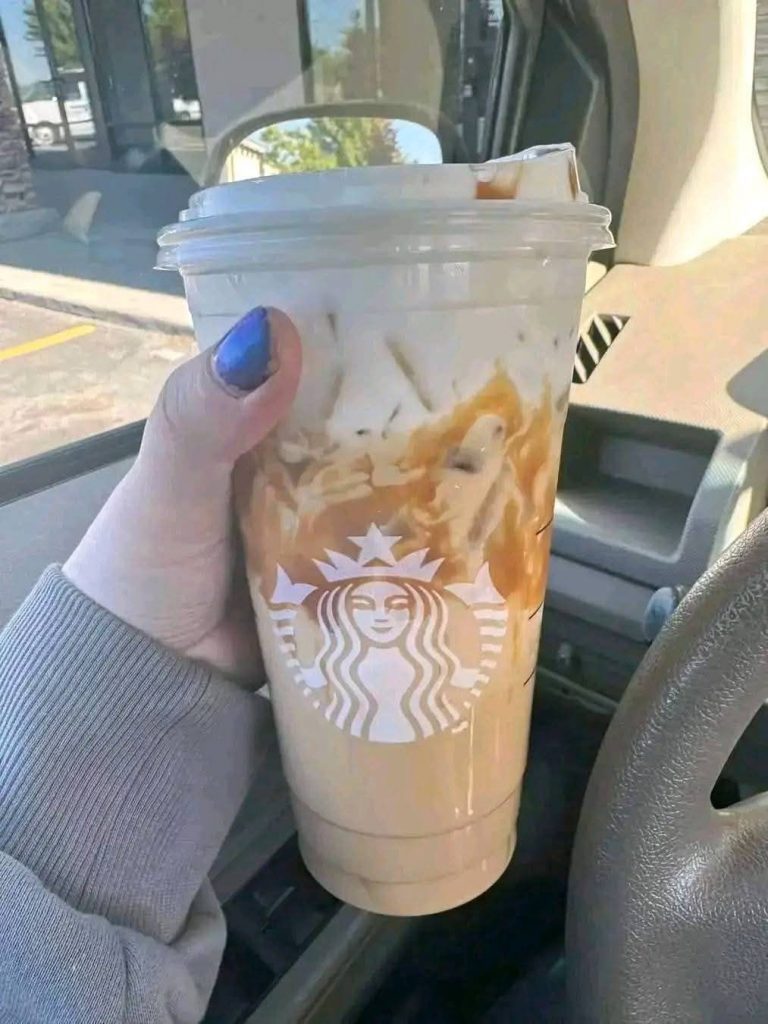 White Mocha Caramel Cold Foam