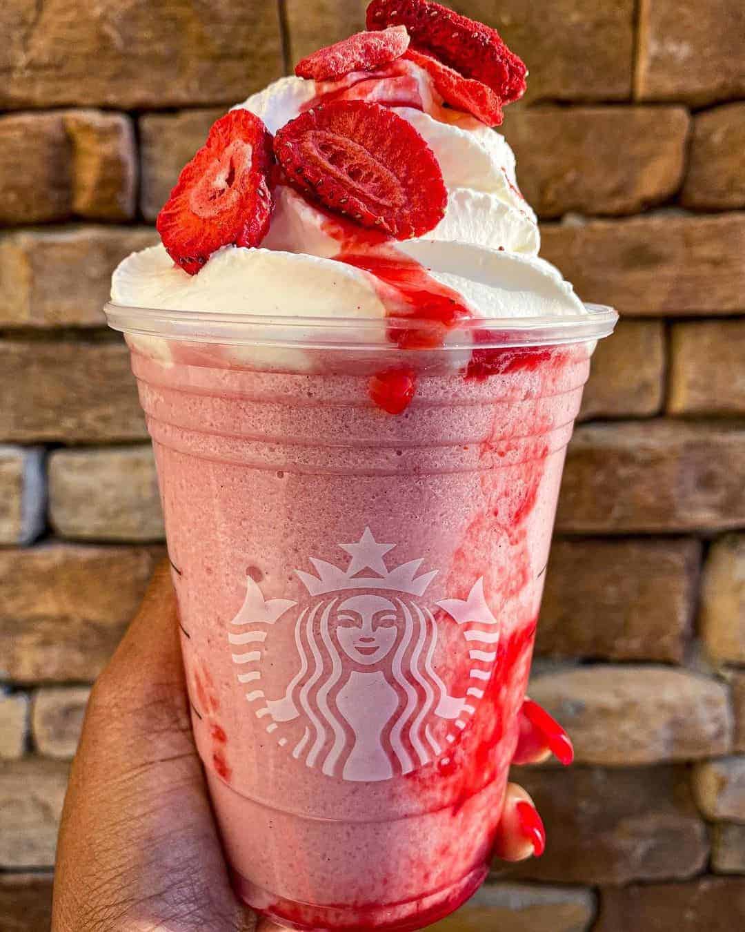 Strawberry Crème Frappuccino