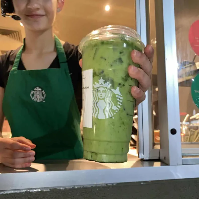 Viente Iced Pineapple Matcha Drink...