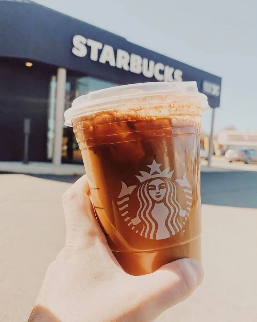 Chocolate Almond Milk Shaken Espresso