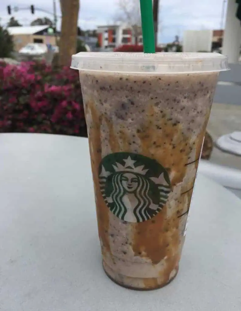 Chocolate Chip Caramel Vanilla Bean Frappuccino