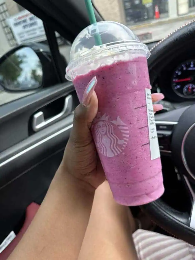 Dragonfruit Vanilla Frappe