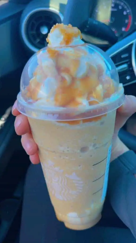 Extra Caramel Crunch Frappuccino