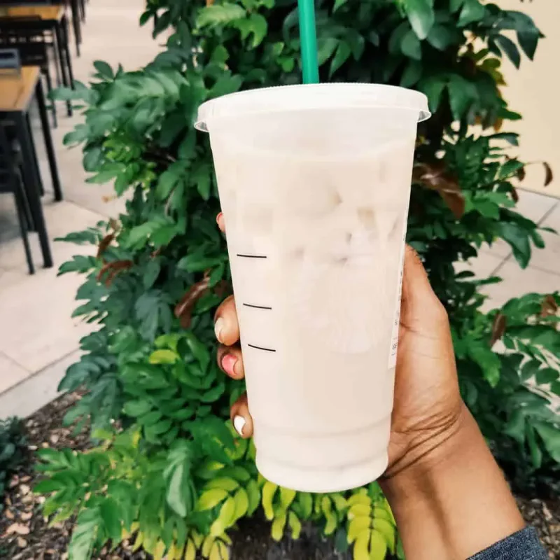 Keto White Drink at starbucks