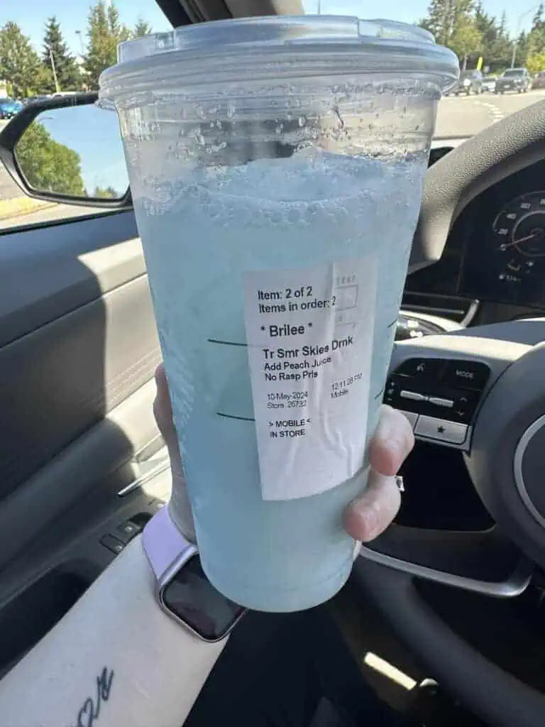 Summer Skies Drink Starbucks