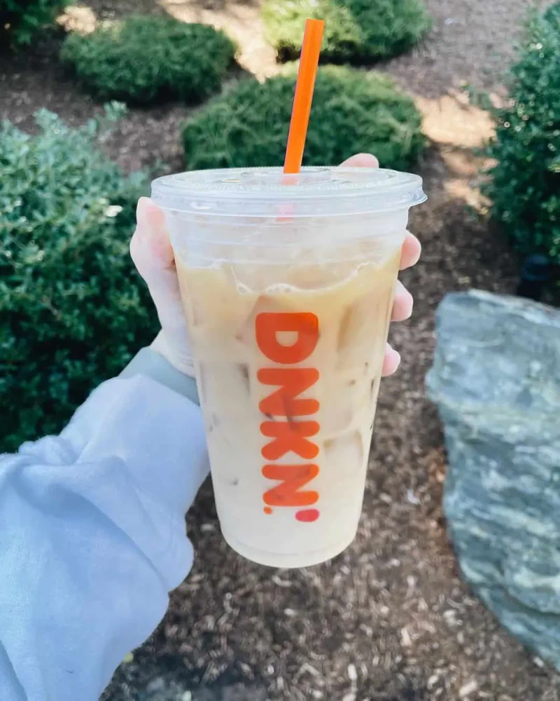The Toasted French Vanilla Iced Coffee at Dunkin'