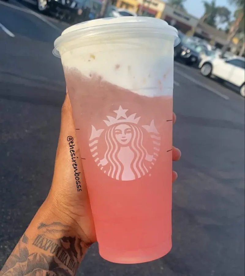 Tropical Breeze Lemonade at starbucks