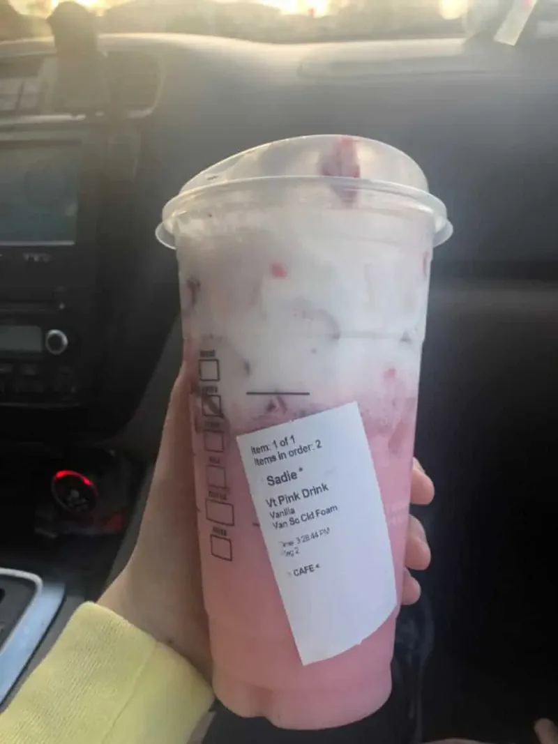 Vanilla Oat Pink Drink
