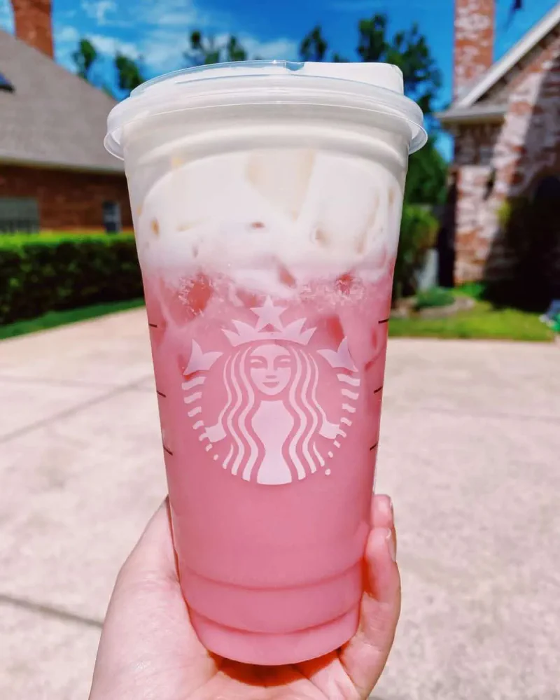 Vanilla Sweet Cream Pink Drink