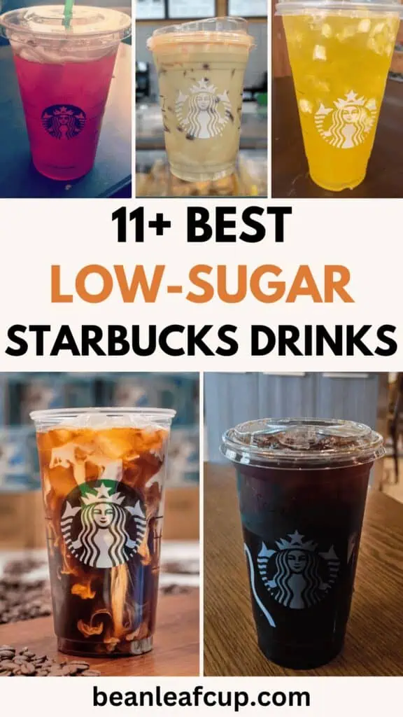 low-sugar starbucks drinks