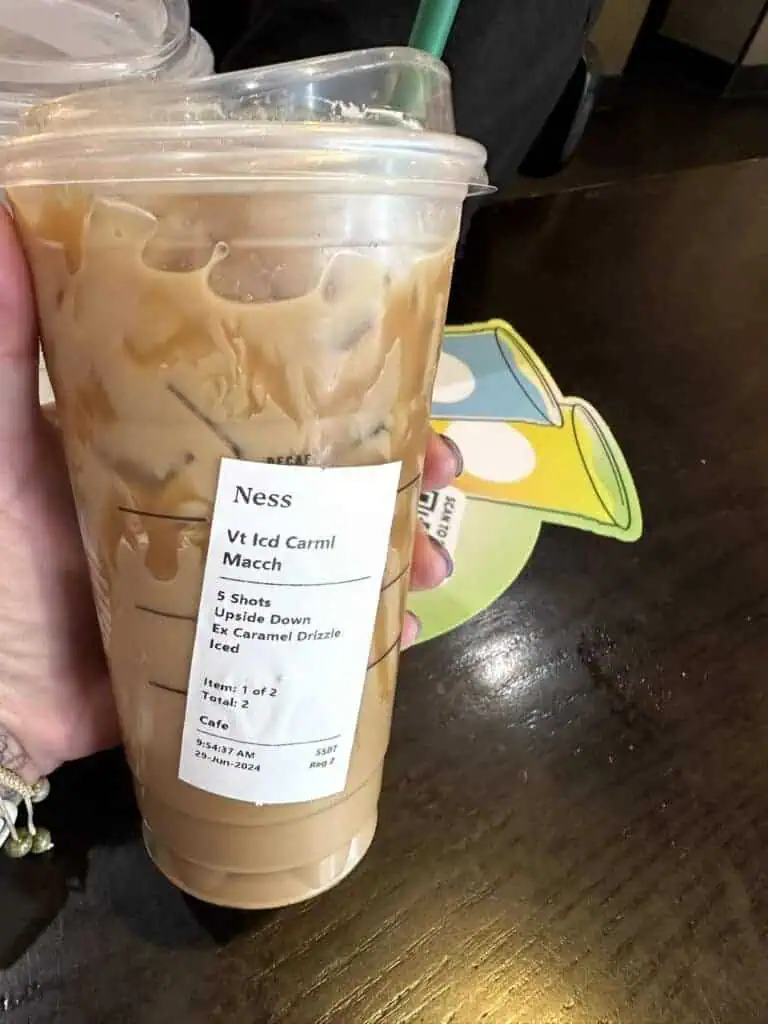 Caramel Upside Down Macchiato