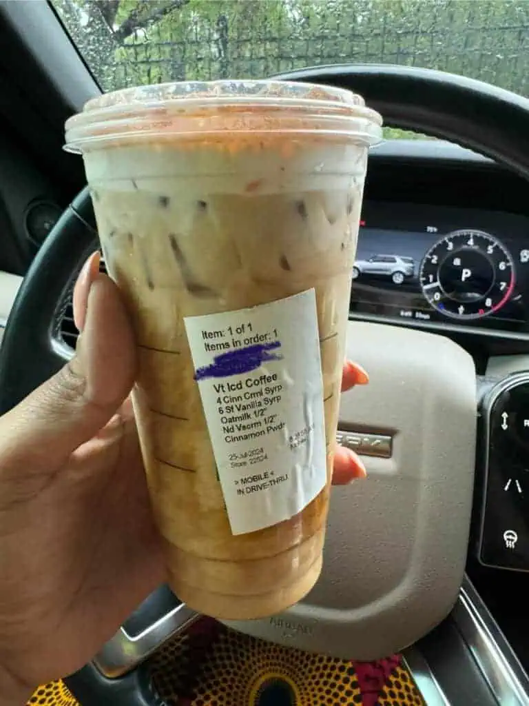 Cinnamon Vanilla Oat Iced Coffee
