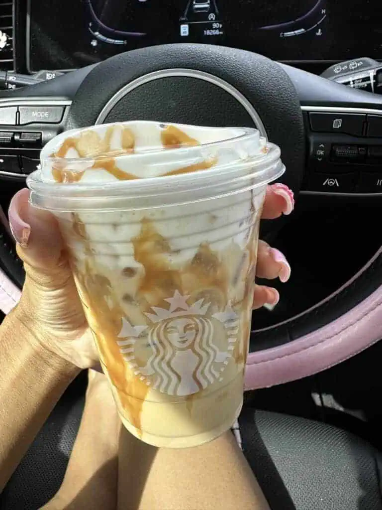 Caramel Sweet Cream White Mocha