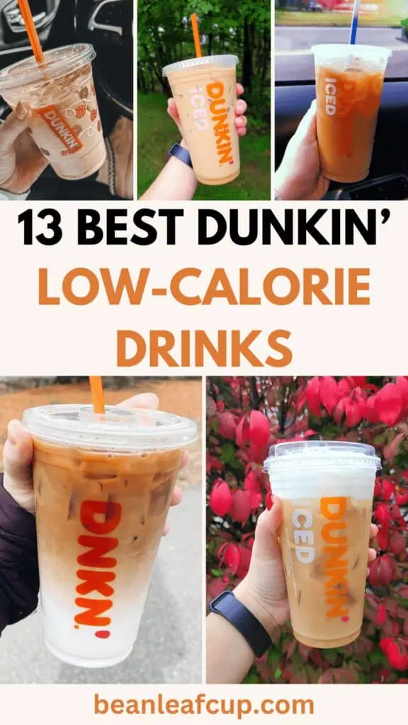 Dunkin-Low-Calorie-Drinks