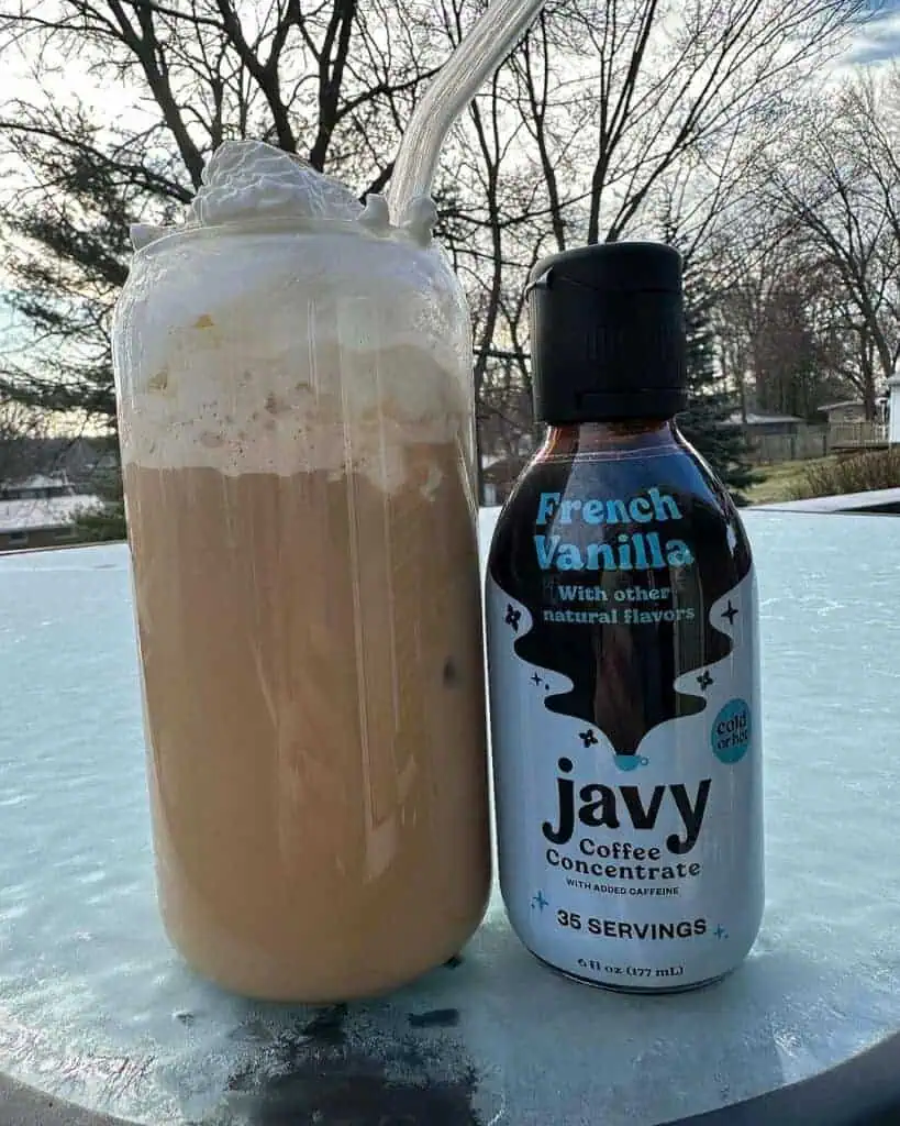 French Vanilla Cream Iced Coffee