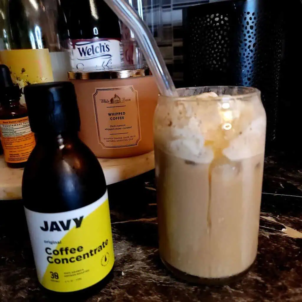 Iced Coffee With Chai Sweet Foam
