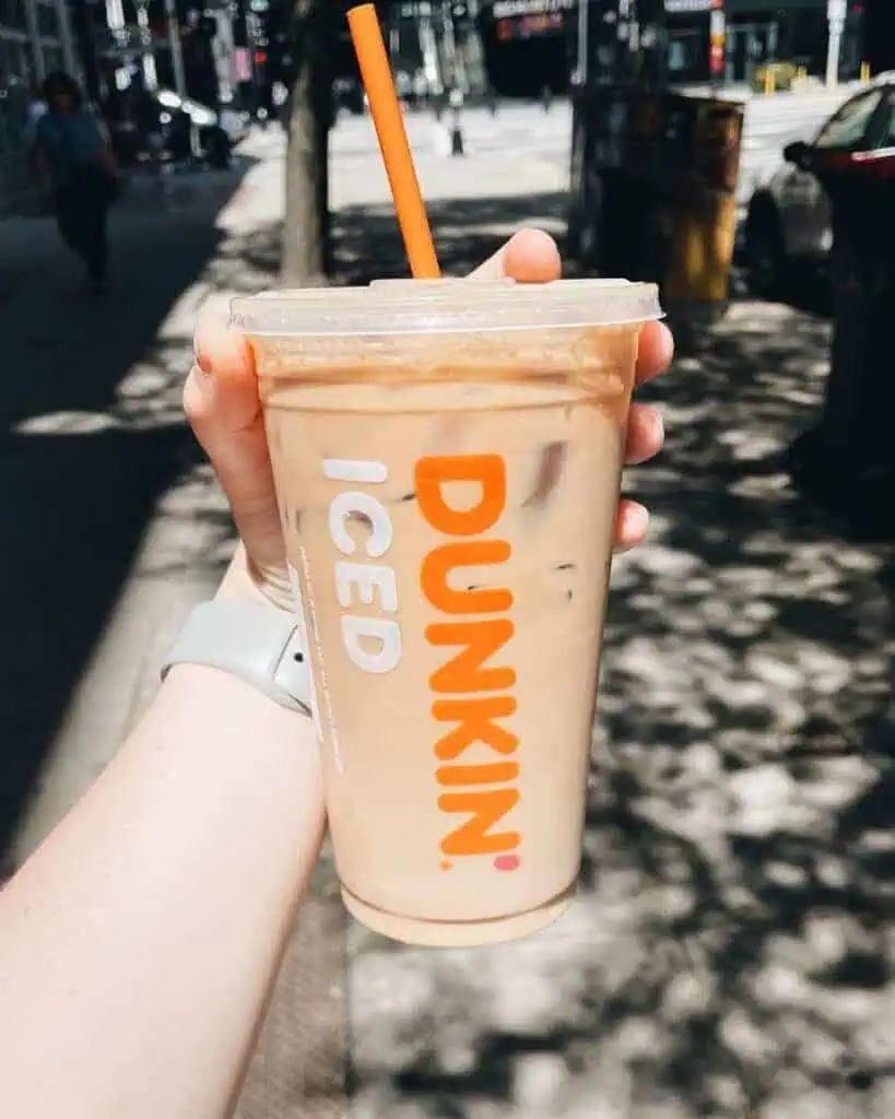 Iced Latte dunkin'