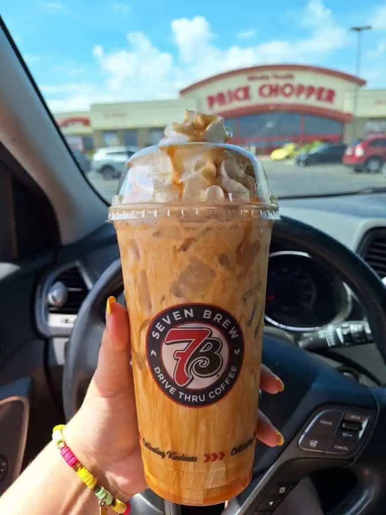 Large iced Irish blondie