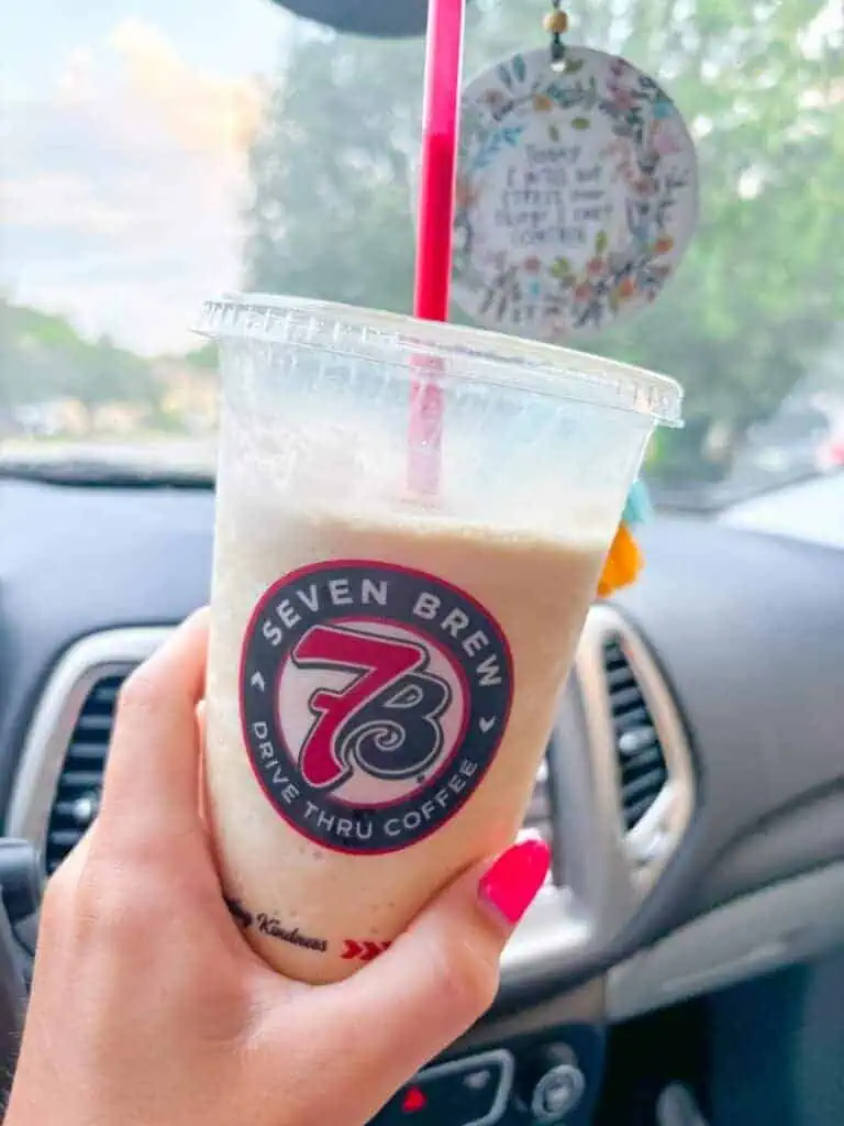Medium sugar free Sweet & Salty chiller with almond milk