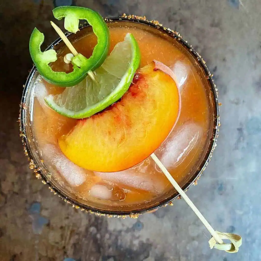Peach Jalapeño Margarita