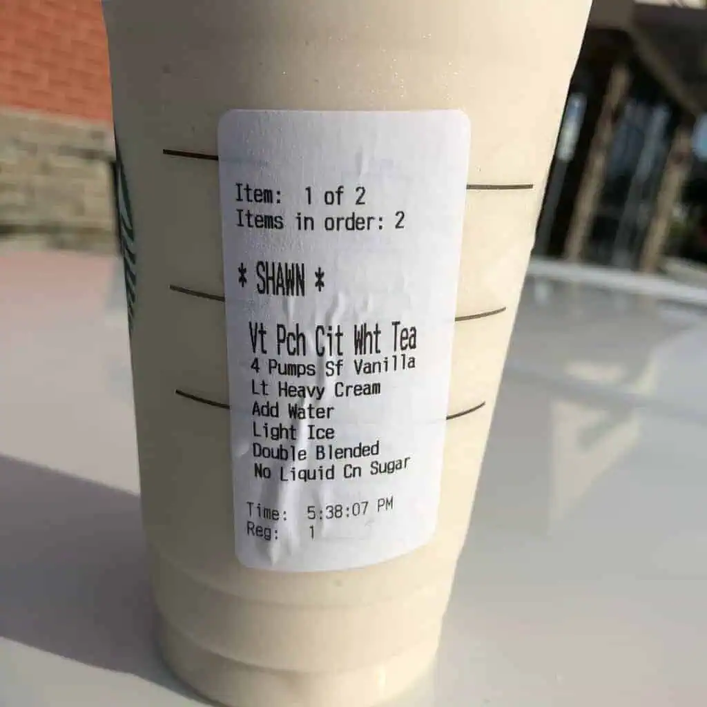 Peach Vanilla Cream White Tea