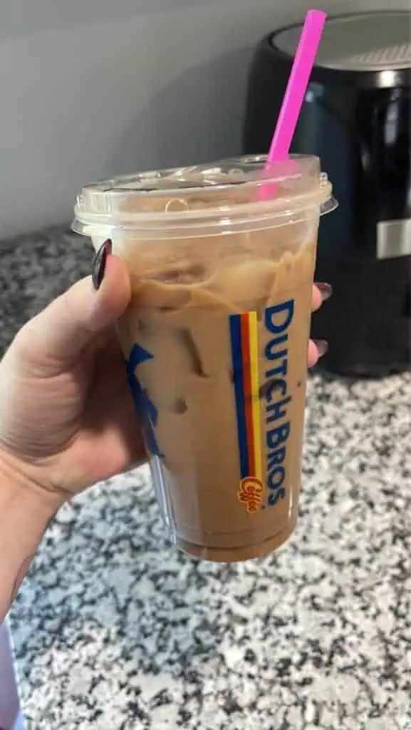 SF iced snickers from Dutch bros