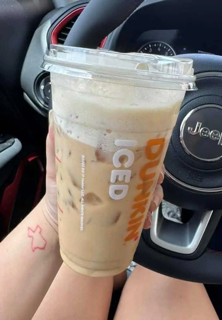 Salted Caramel Oatmilk Iced Coffee
