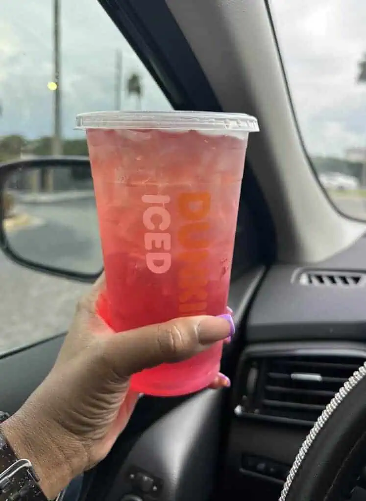 Strawberry Dragonfruit Green Tea Refresher