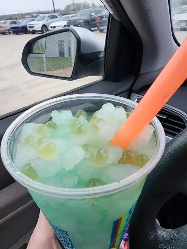 Tropical Mint Boba Soda