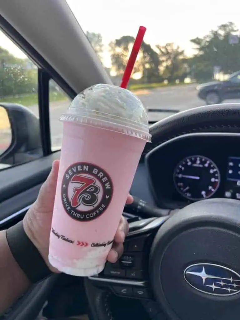Vanilla + Strawberry Lemon Chiller with Whipped Cream on top