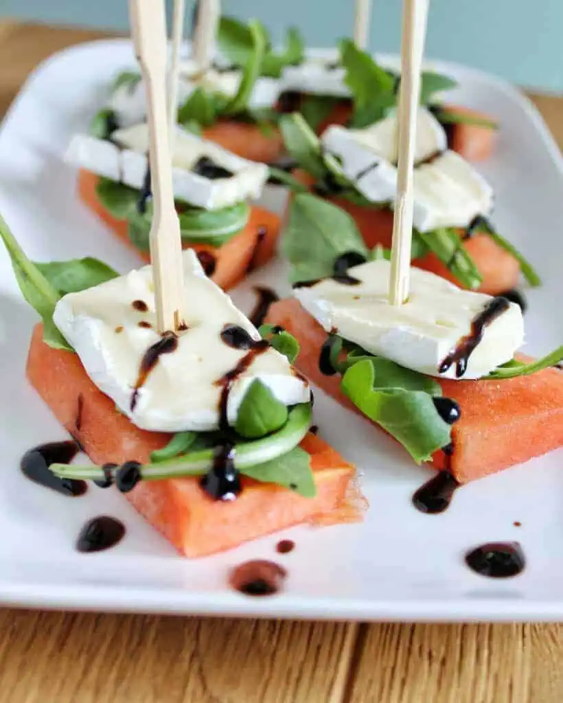 Watermelon-Brie-Bites