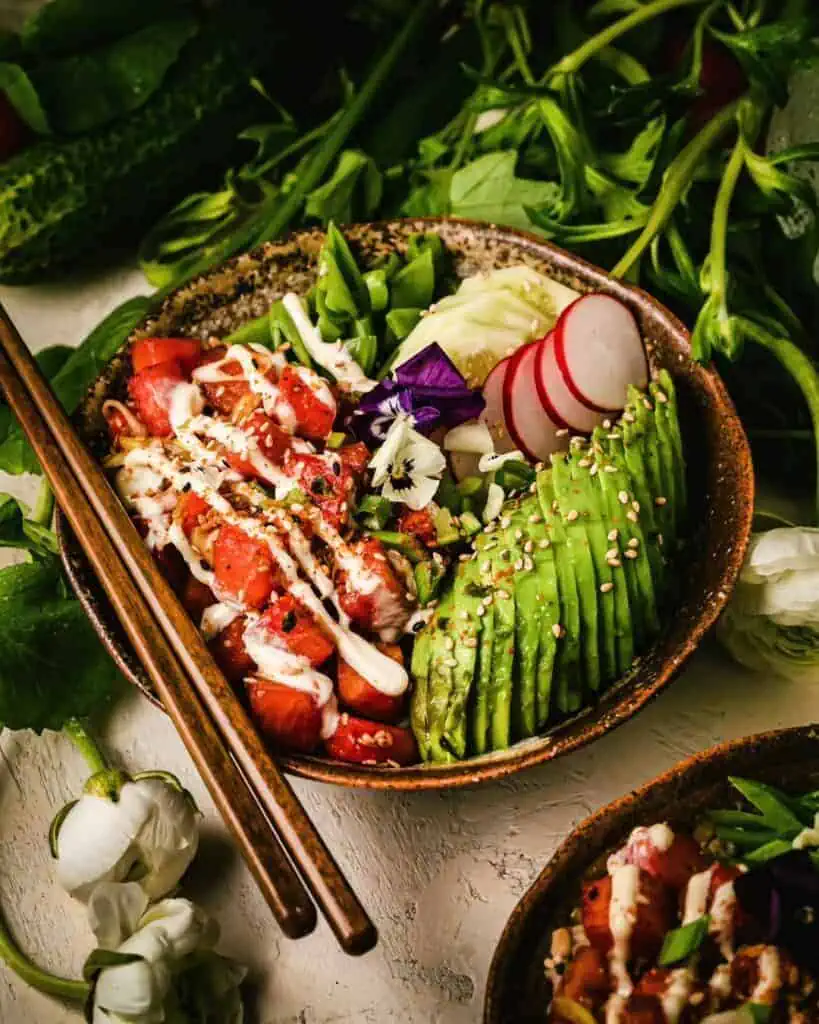 Watermelon Poke Bowl