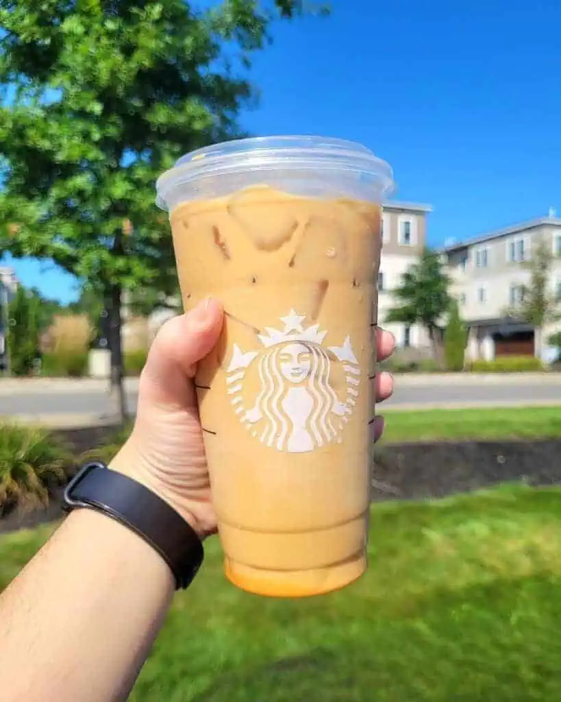 White Mocha Caramel Iced Coffee