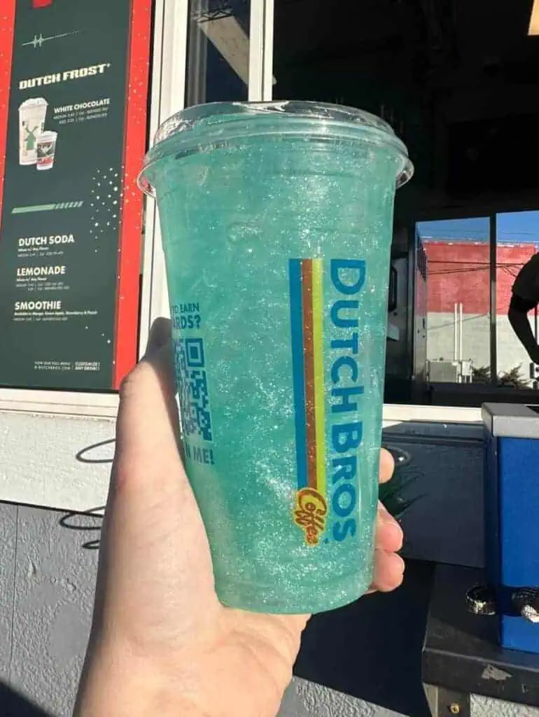 blue raspberry, pineapple coconut lemonade with shine