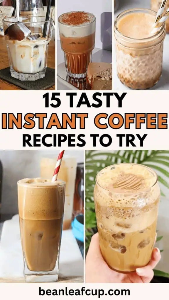 instant coffee recipes