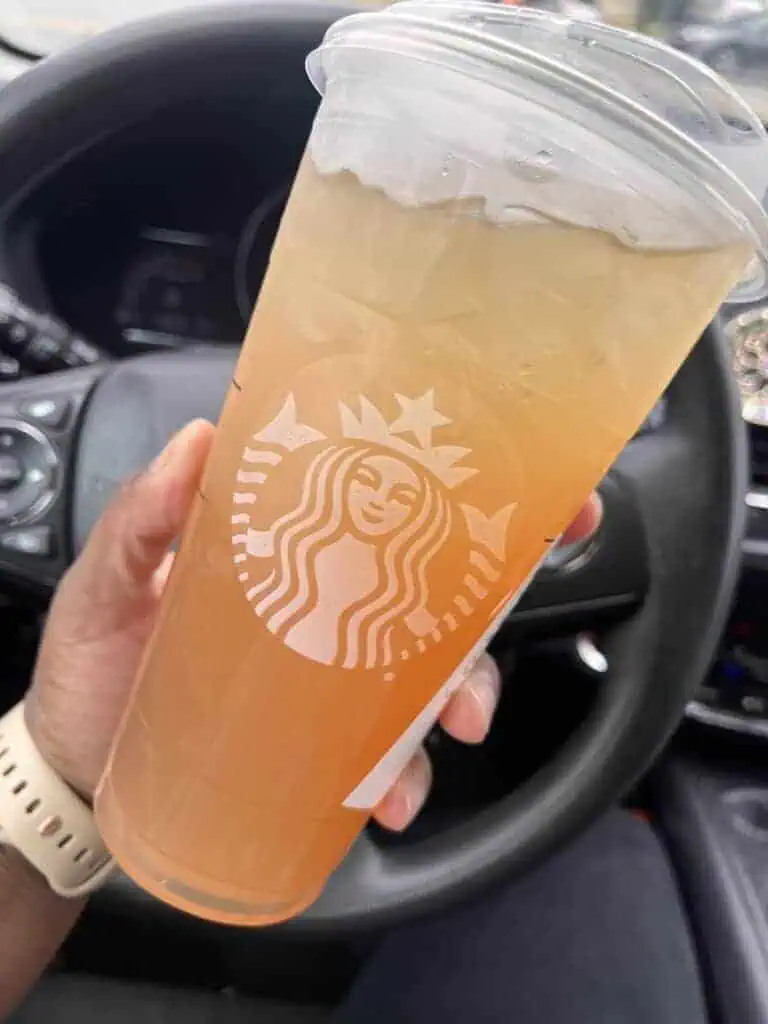 peach green tea lemonade