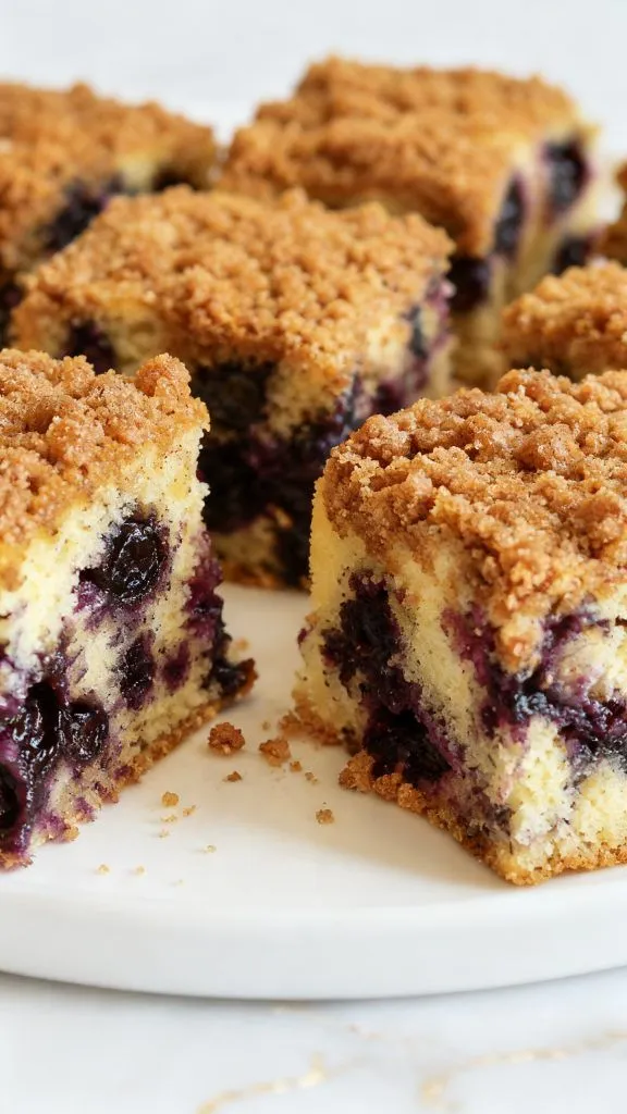 Blueberry Crumble Coffee Cake
