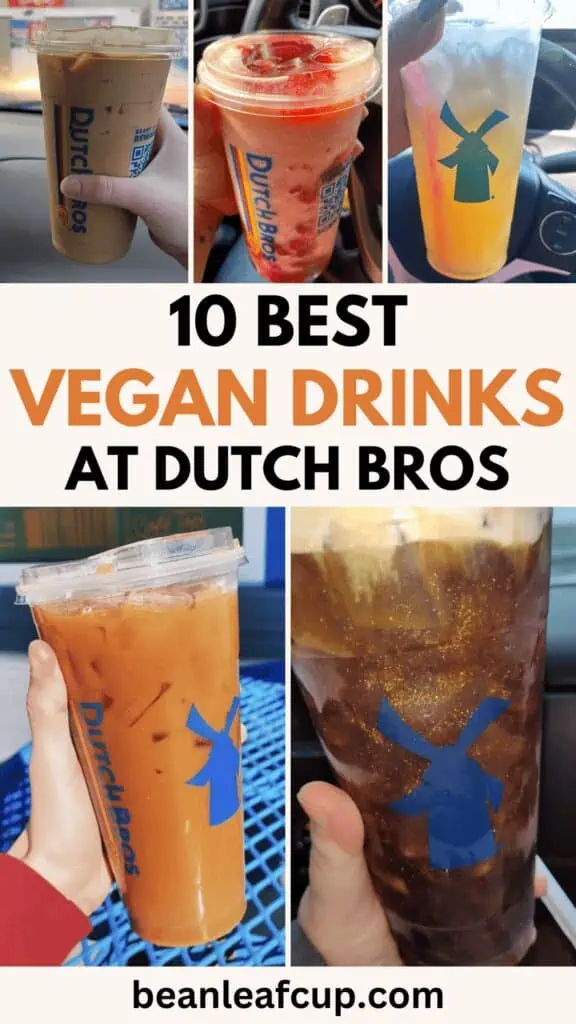 vegan drinks at dutch bros