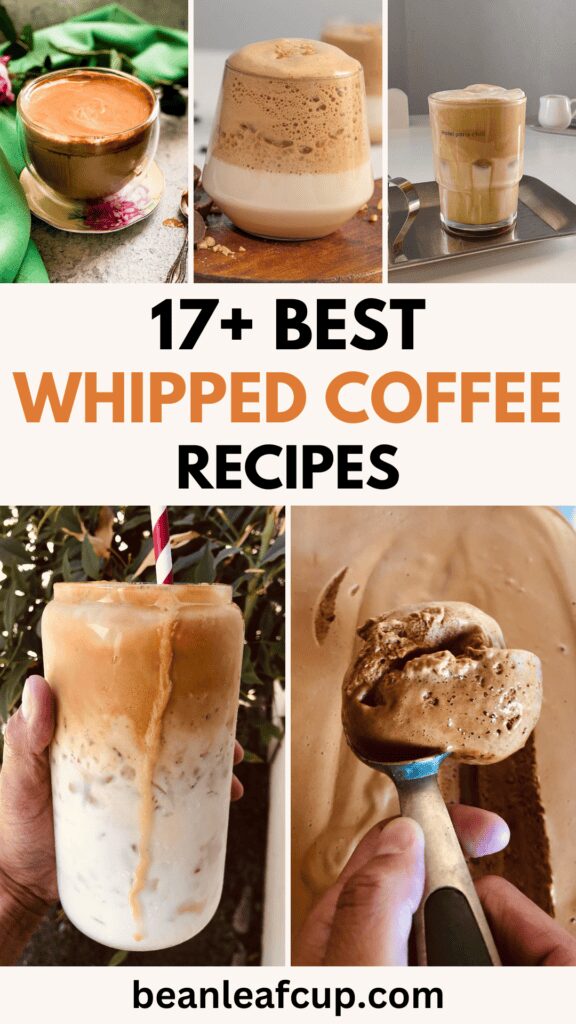 whipped coffee recipes