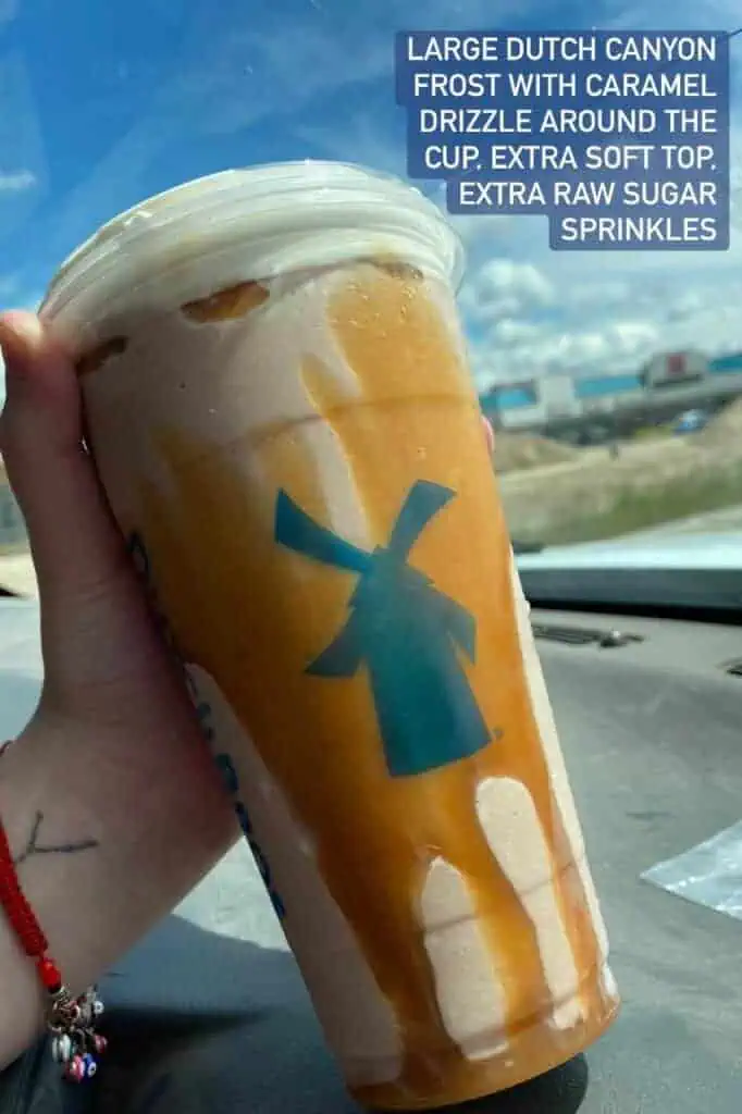 Dutch Canyon Frost with Caramel Drizzle
