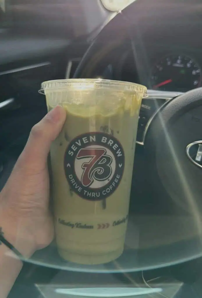 Almond White Chocolate Matcha Latte