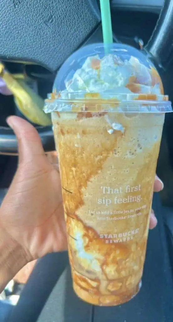 Blonde Caramel Crunch Espresso Frappuccino