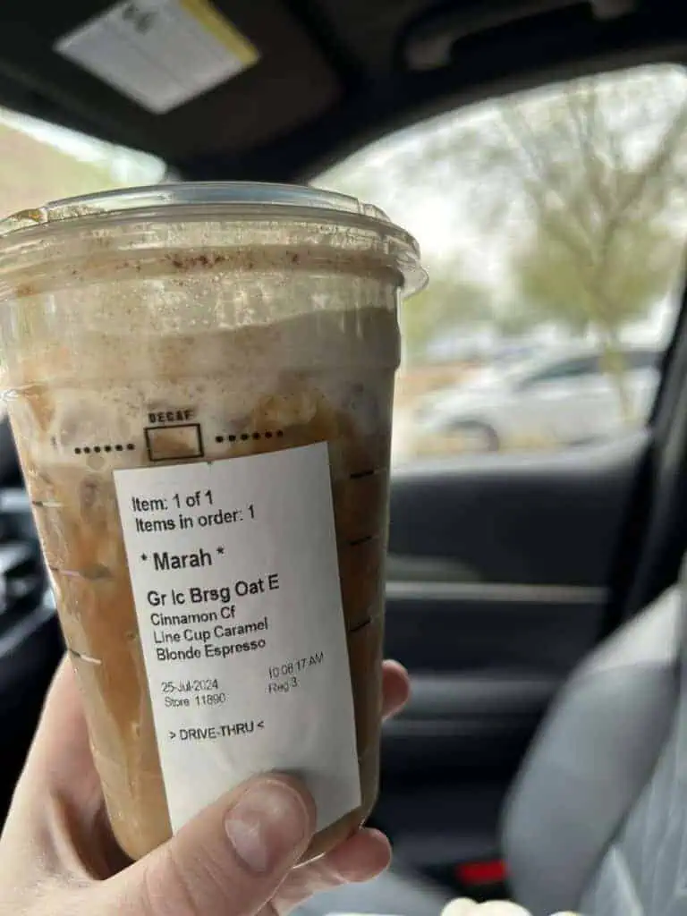Blonde Cinnamon Caramel Oatmilk Espresso