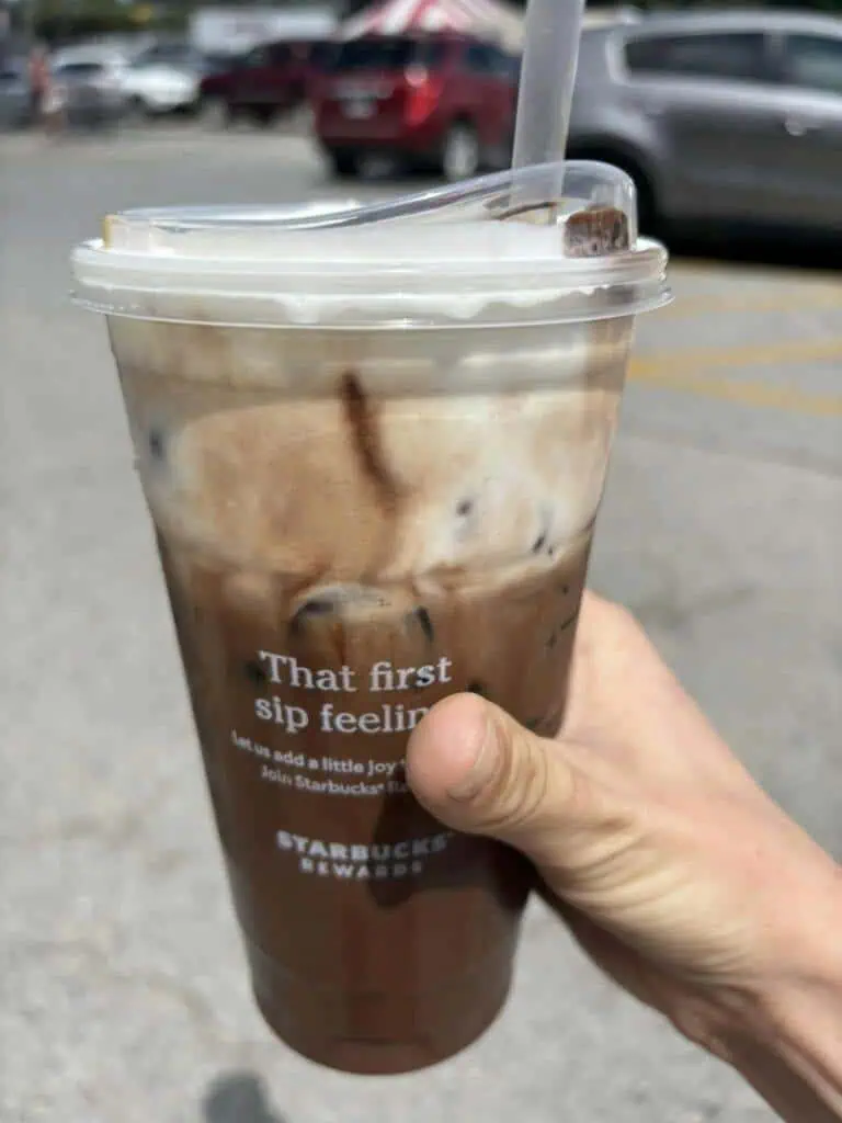 Blonde Mocha Caramel Iced Espresso