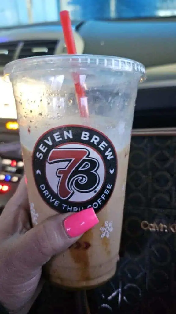 Blondie Chiller, with pumpkin drizzle.