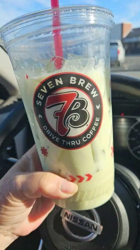 Cloud 9 matcha with extra vanilla