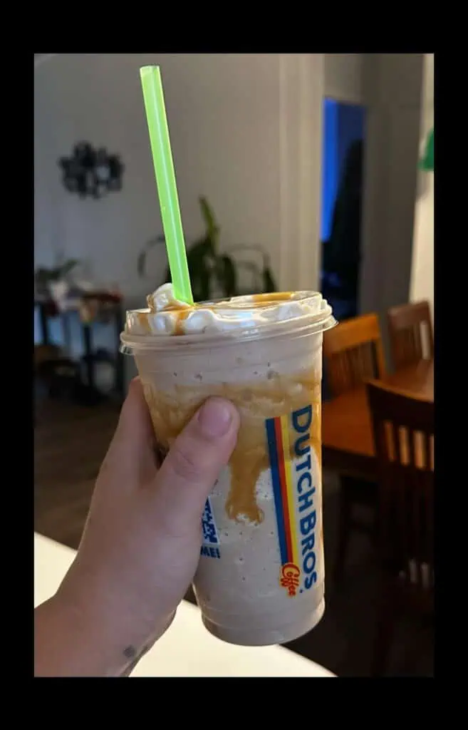 Double Blended Caramel Chocolate Freeze