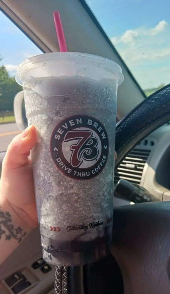 Midnight Rain energy chiller with red bull